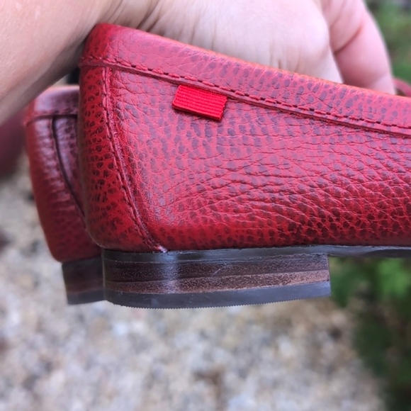 Like new Marc Joseph New York Grand St. Red Leather Loafers, sz 7.5 - Picture 6 of 9